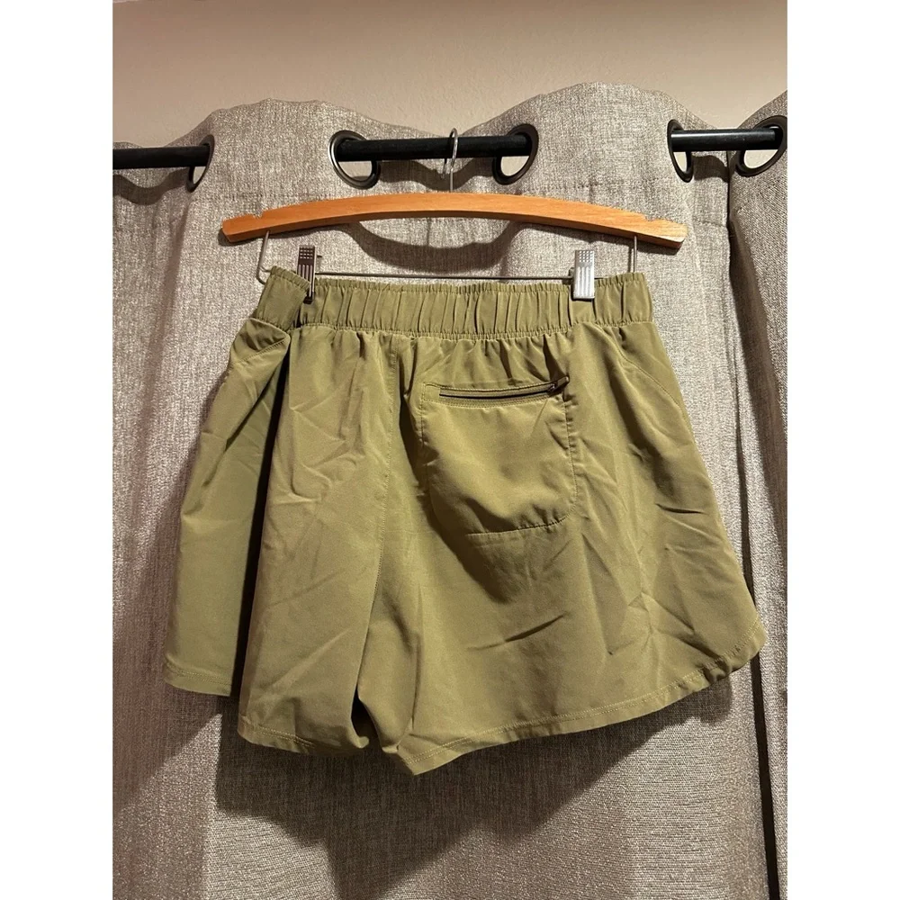 GOOD CONDITION Green Women's Athletic Drawstring Shorts - Picture 2 of 2